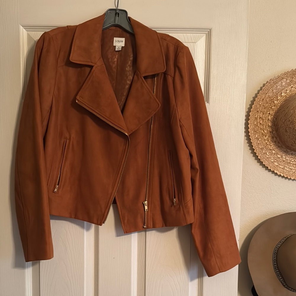 Women's Tan Suede Jacket